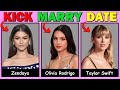 Date, Marry, Kick: Female Edition Quiz