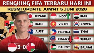 INDONESIA ROCKETS ❗OVERTAKING 5 COUNTRIES, HERE IS THE LATEST FIFA ASIAN ZONE RANKING FOR JUNE 2026