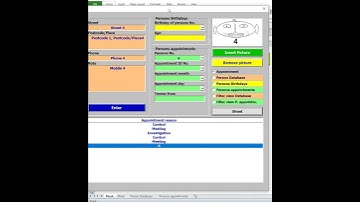 Enter appointments  Appointment calendar with pictures in Excel VBA