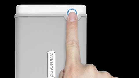 How to use a backup in transcend hard disk