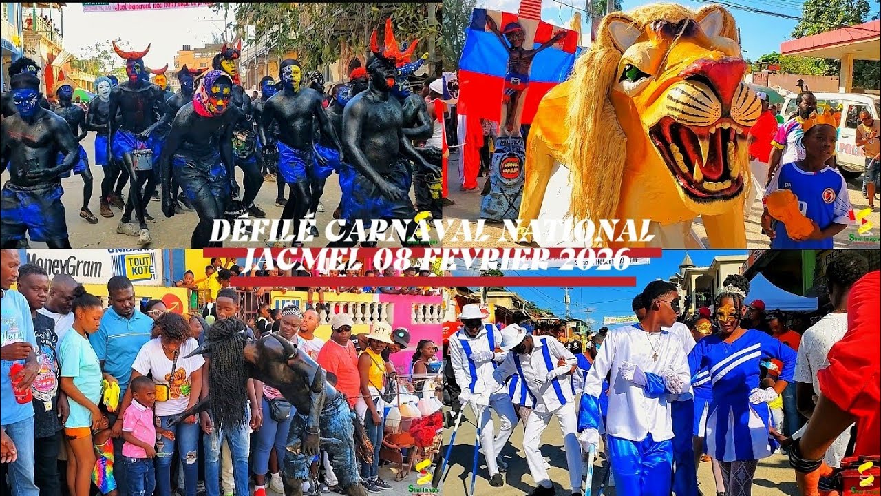 JACMEL EN FEU ! DÉFILÉ CARNAVAL NATIONAL 2026 🇭🇹 | 08 FÉVRIER 2026 🔥🎭