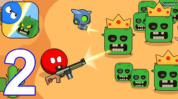 Ball Defense: Zombie Attack - Gameplay Part 2 Countryballs Zombie Attack (iOS, Android Gameplay)