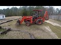 Gravel driveway repair kubota l35