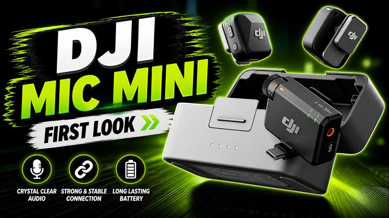 DJI Mic Mini First Look 🔥 | Unboxing, Setup & Sound Test (Is It