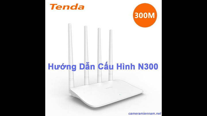 Hướng dẫn cài đặt modem tenda n300
