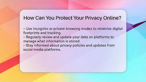 How Can You Protect Your Privacy Online? - Everyday-Networking