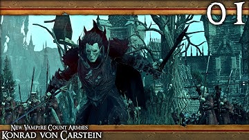 Konrad von Carstein | The Bloodiest Vampire Count | Warhammer 2 Fully Modded VC Campaign #1