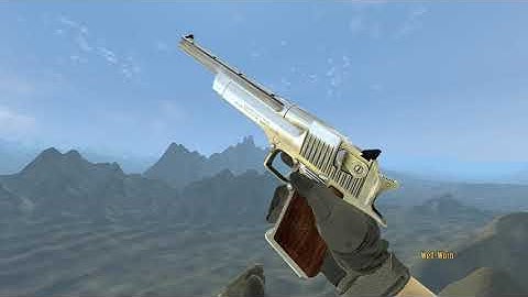 Fallout   New Vegas Another Millenia Gun-Addon Chrome Deagle Attachments