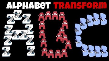 Alphabet Lore Snakes Transform Letters (A-Z)