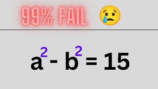 A Nice Algebra Equation | How to solve for 'a' and 'b' | Math Olympiad