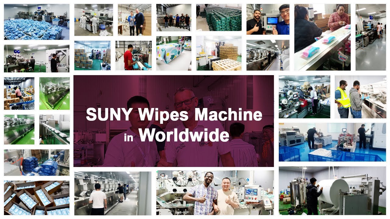 Wet Wipes Machine | SUNY Wipes Machine Customer Site - YouTube