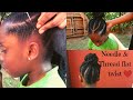 Needle & Thread Flat twist || Eve Mafupa's needle & thread flat twist, African Threading Hair Style.