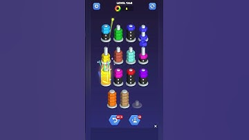 nut sort game/ level 1368 #shorts #ammycandycrush #gameplay #puzzlegames #mobilegames