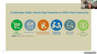AFPHS Training June 2022 Nutrition and  Food Security among Older Adults