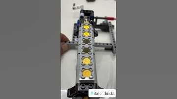 #lego #legotechnic #italian_bricks #connectingrod #crankshaft #engine #6cylinder