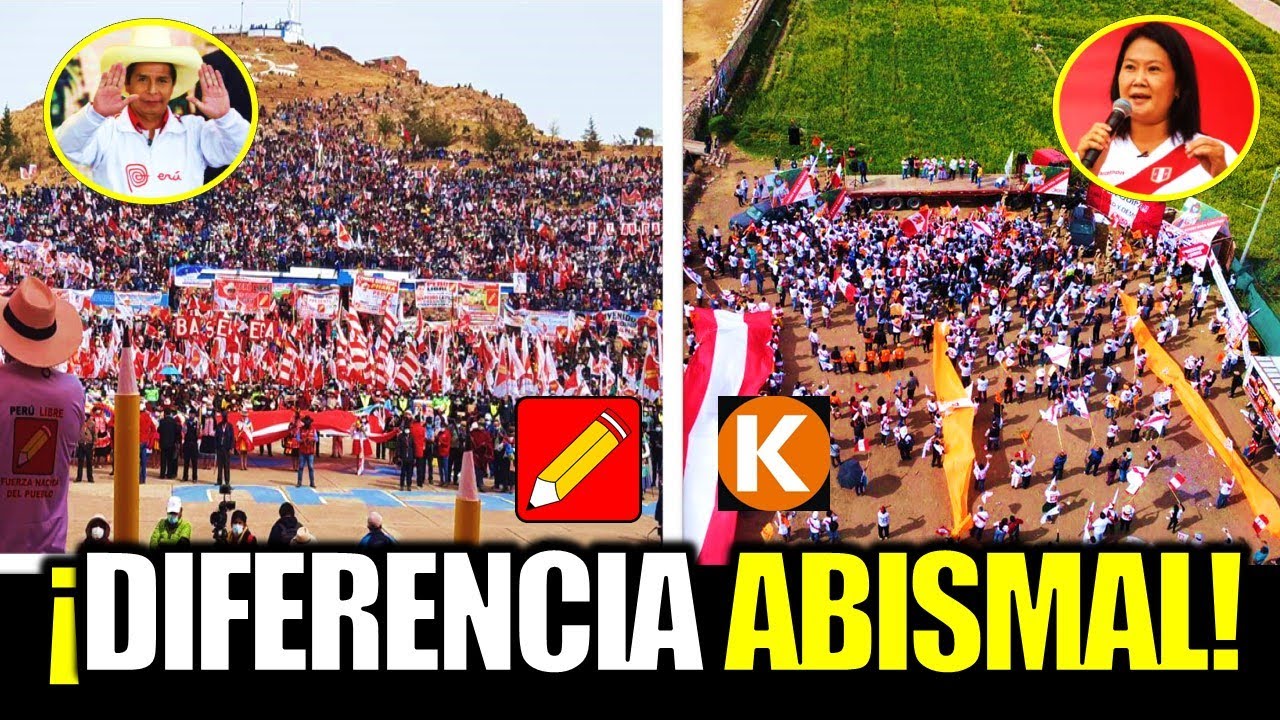 ¡DIFERENCIA ABISMAL! MITIN DE KEIKO FUJIMORI EN AREQUIPA VS MITIN DE ...