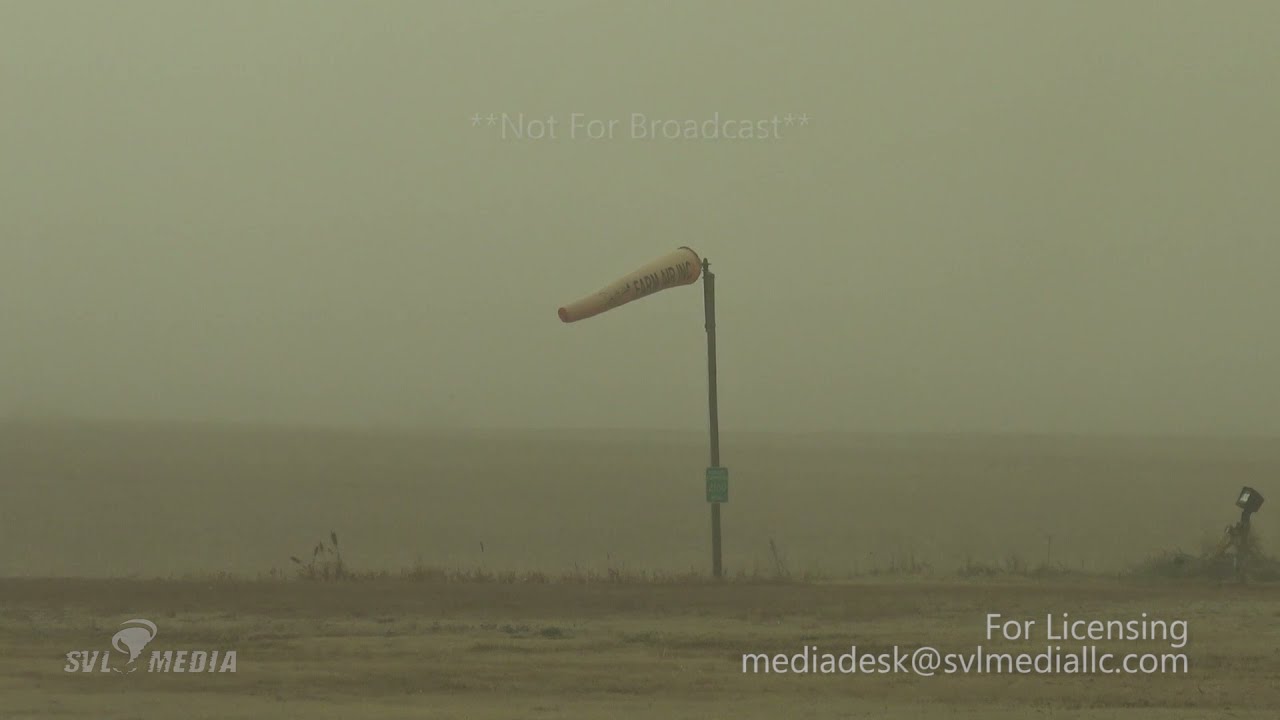 Wichita, Kansas Strong Winds Move Through The Area December 15th