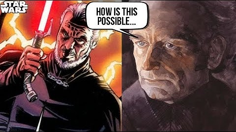 Why Sidious Was TERRIFIED of Dooku After Dueling Yoda - Star Wars Explained