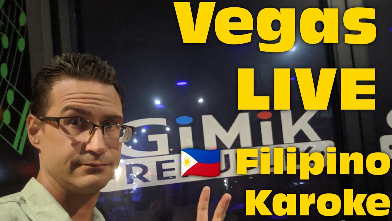 Vegas LIVE Caroline & Me At A Filipino Karaoke Bar (see description