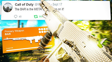 *NEW* OVERPOWERED BAR SETUP 🔥 2 SHOT! (Best BAR Class Setup)