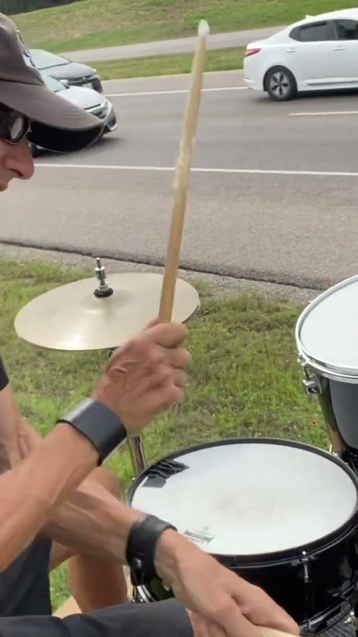 Drum solo - Brian Foster playing drums, August 4, 2025