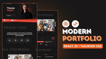 How to Build a Portfolio Website in React JS & Tailwind CSS for Beginners | React js | Tailwind CSS