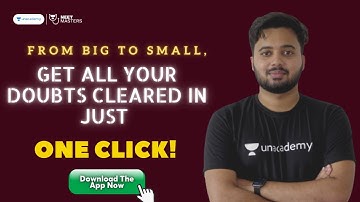💡 Unacademy Ask A Doubt | Ask Unlimited Doubts for FREE: 24x7 ⏰ | 🔻Download the App Now!!