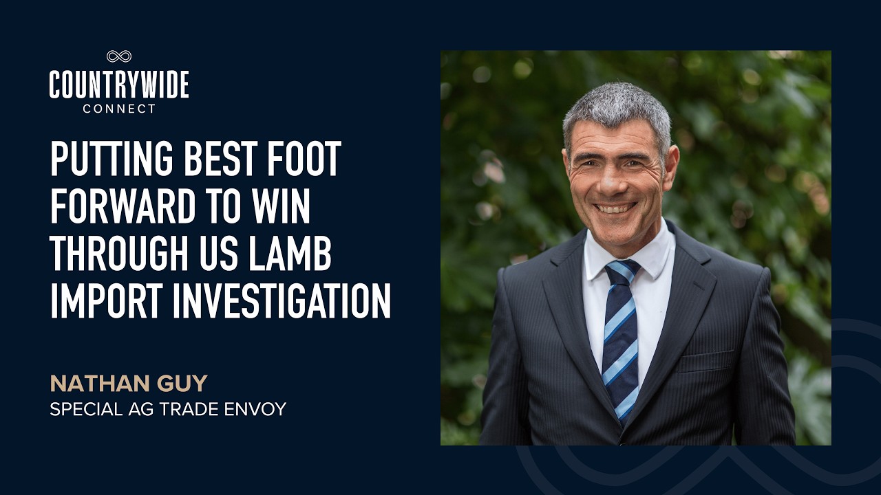 Nathan Guy - Putting best foot forward to win through US lamb investigation