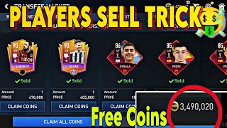 How To sell Players Faster in Fifa mobile 🔥😍 | fifa mobile players selling trick and free coins 🤑