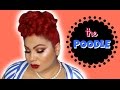 (EASY) Vintage Poodle Up Do hair tutorial