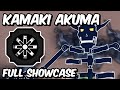 NEW Kamaki Akuma FULL SHOWCASE! | Shindo Life Kamaki Akuma Full Showcase and Review