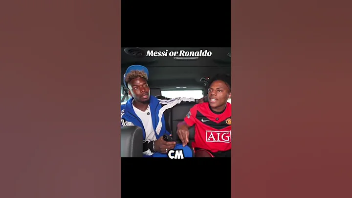 IShowSpeed asks Paul Pogba Messi or Ronaldo?😁