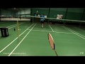 Badminton Training POV View - Last session before coronavirus lockdown Part 1
