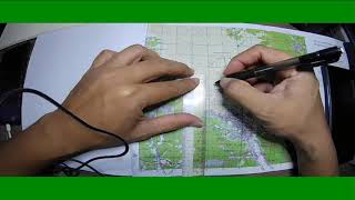 Ulang kaji Bearing (arah). Cara mencari bearing (arah) dalam peta topografi.