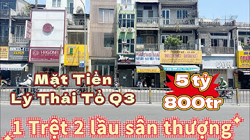 MẶT TiỀN LÝ THÁI TỔ Q3❤️✅NHÀ 4 TẤM❤️✅CHỈ NHỈNH 5 Tỷ