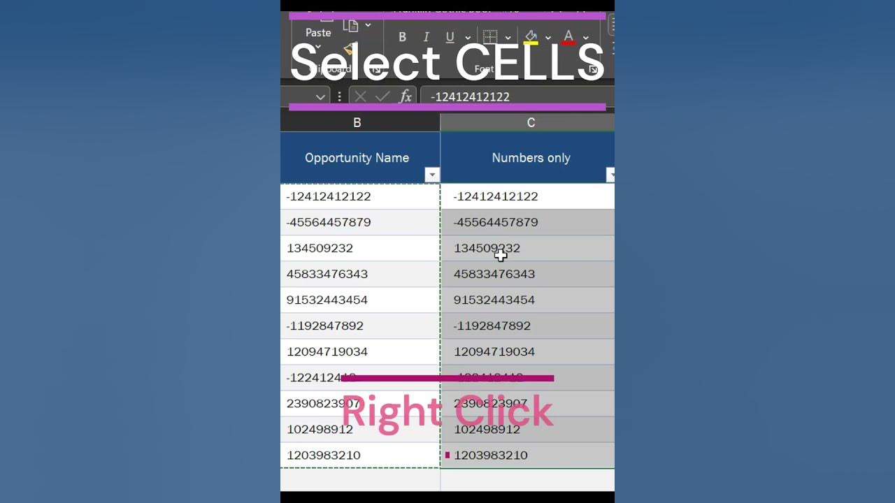 how-to-display-cells-with-only-negative-numbers-in-excel-youtube
