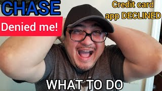 DENIED by CHASE. Get APPROVED anyway | Strategy to getting accepted | Denied a CHASE credit card I Got Denied For A Chase Credit Card How I Got Approved Anyway