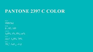 What color is  Pantone 2397 C  ? #00b7bd hex color - Blue color - Cool color 00b7bd