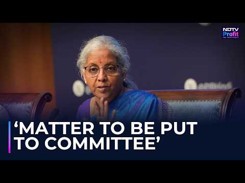 No Inherent Stand Against The Motor Vehicle ITC Matter: FM Nirmala Sitharaman