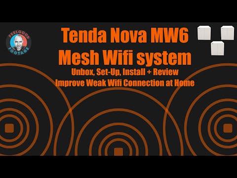 Tenda Nova MW6 Mesh WiFi system - Unbox, Set-Up, Install Review Improve Weak Wifi Connection at home