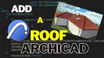 How to draw a roof in archicad. (Modify its settings too)