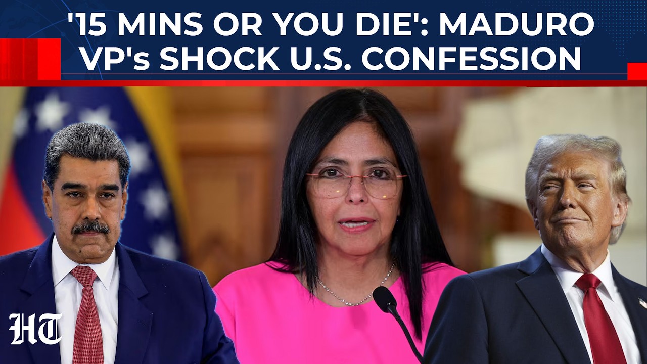 Maduro's VP Fooled Him For Trump Deal? Rodríguez Reveals The 15-Minute Countdown To Save Herself