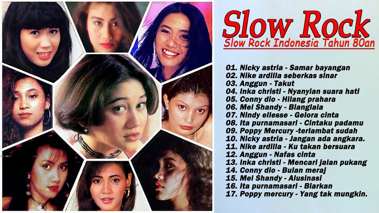 LAGU LADY ROCKER INDONESA YANG EXIS DI 90an - Nike Ardilla, Nicky ...
