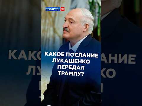 «В Беларуси у него друзья!» Послание Лукашенко для Трампа #лукашенко #новости #политика #трамп #сша