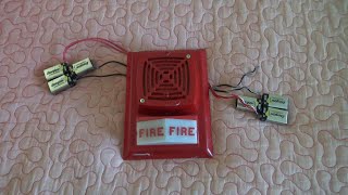 Edwards 895B-301 Fire Alarm Horn Strobe Test