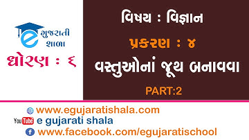 ધોરણ ૬ વિજ્ઞાન પાઠ ૪ વસ્તુઓના જૂથ બનાવવા ll ભાગ ૨ ll STD 6 SCIENCE CHAP 4  PART 2