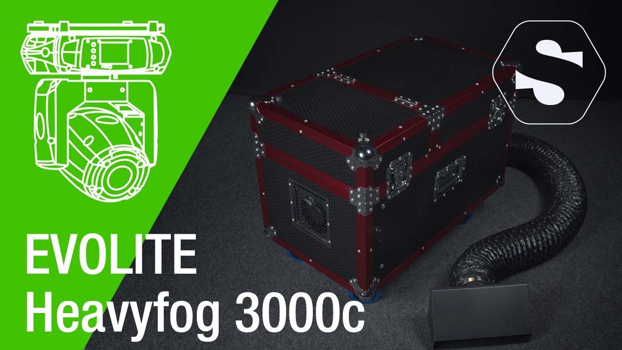 HeavyFog 2000 c : Machine à Fumée Lourde Evolite 