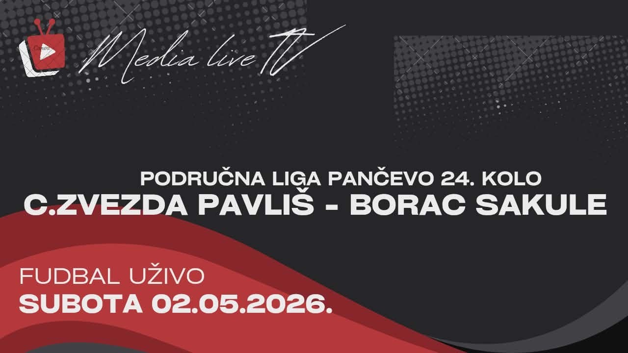 FK Crvena zvezda (Pavliš) - FK Borac  (Sakule) UŽIVO (02.05.2026)