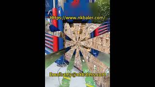 Cardboard Paper Baler Machine