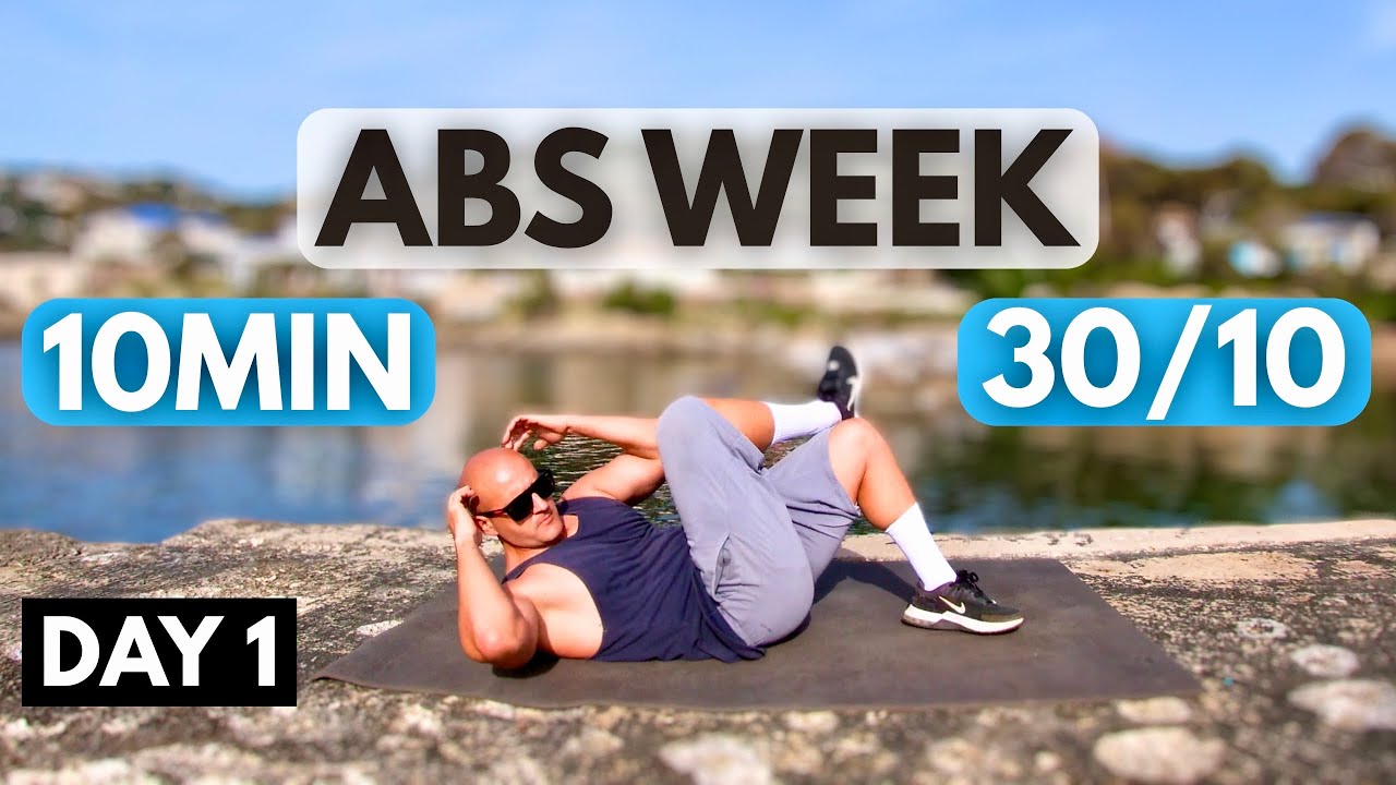 ABS WORKOUT 10 MIN / ABS IN ONE WEEK CHALLENGE - DAY 1 - YouTube